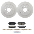Set of 2 Bosch QuietCast Rear Rotors & Ceramic Brake Pads for Mazda CX-7 (2007–2012)