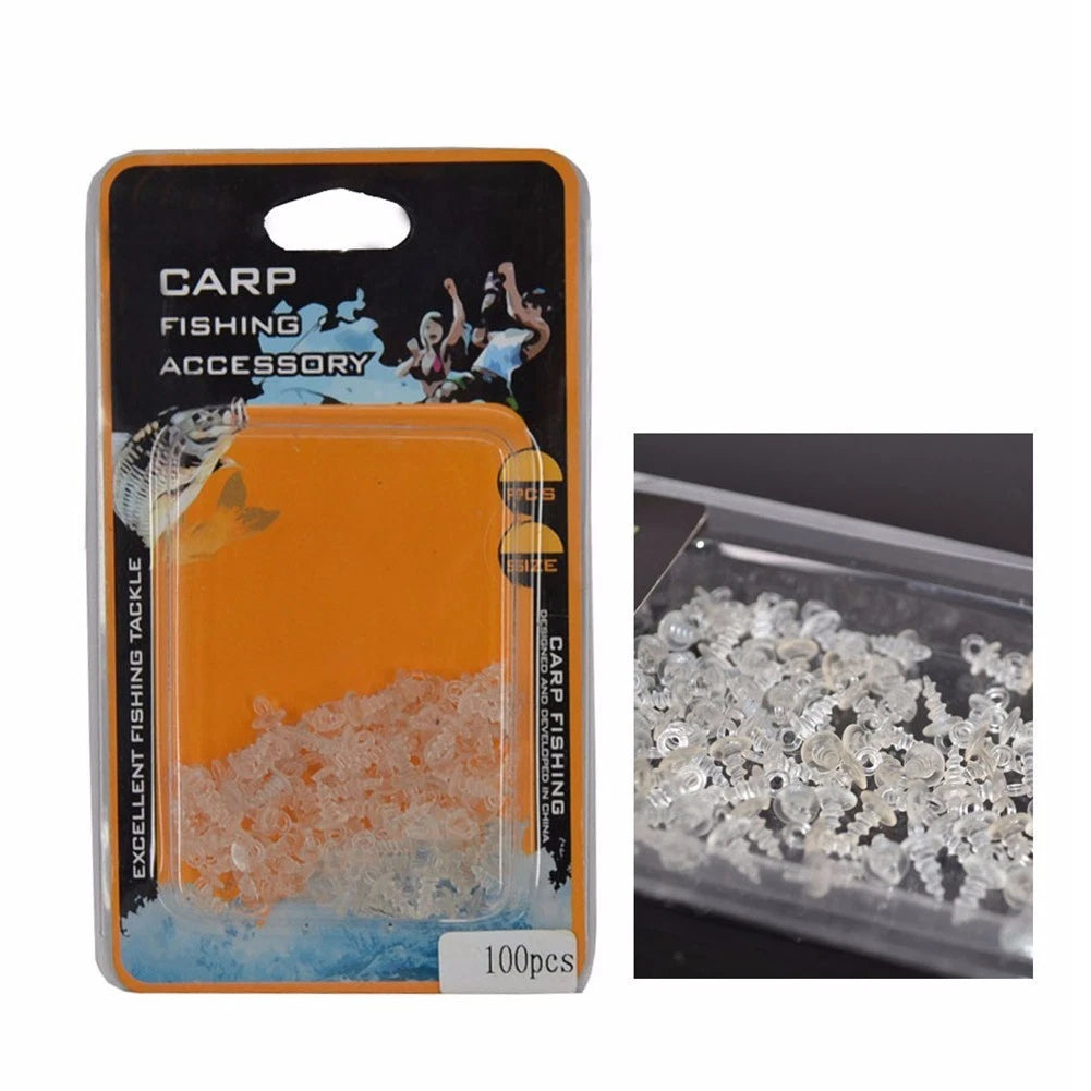 100pcs Boilies Stop Bait Screws for Fishing Tackle