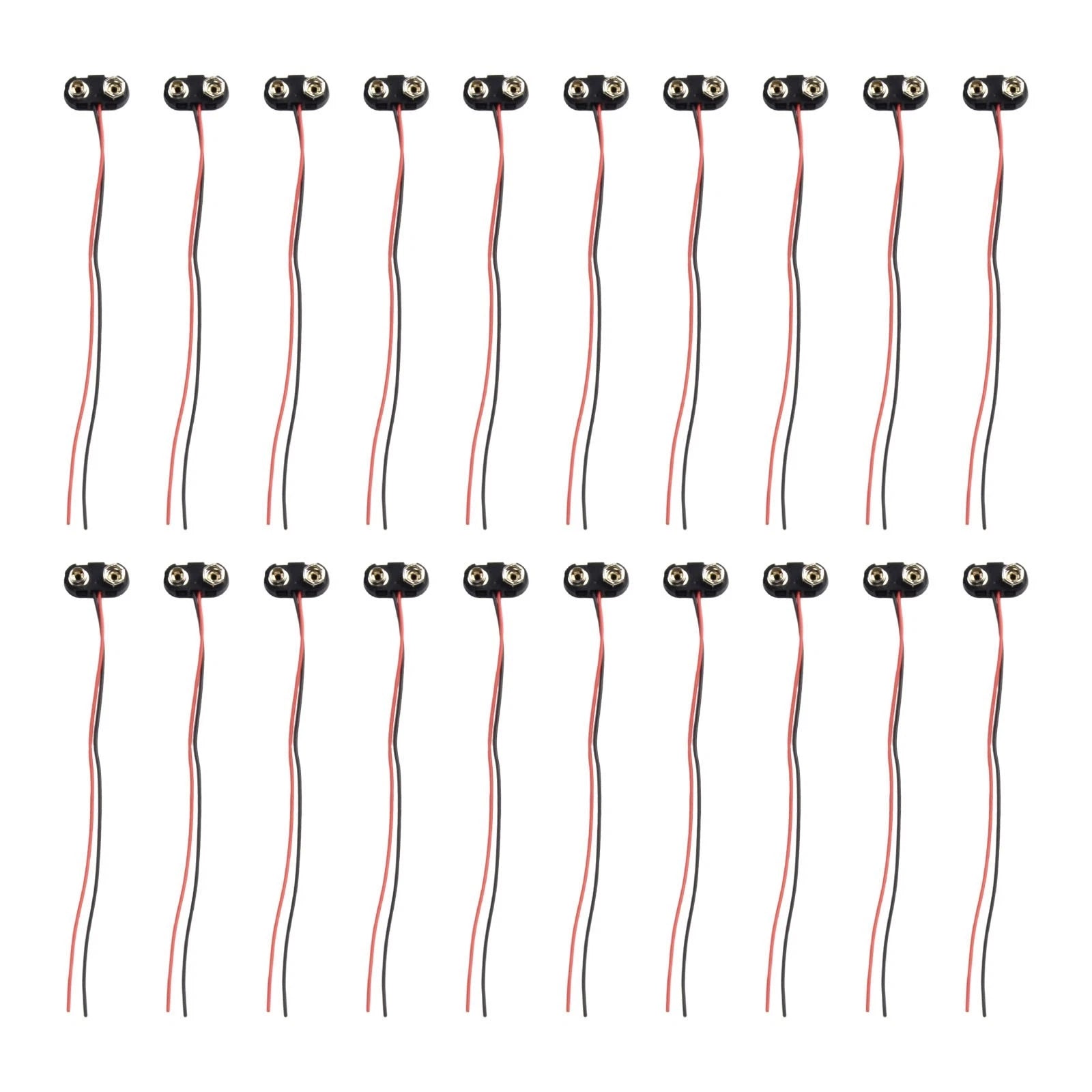 Set of 20 T-Type Clips for Automotive Applications (15 cm)