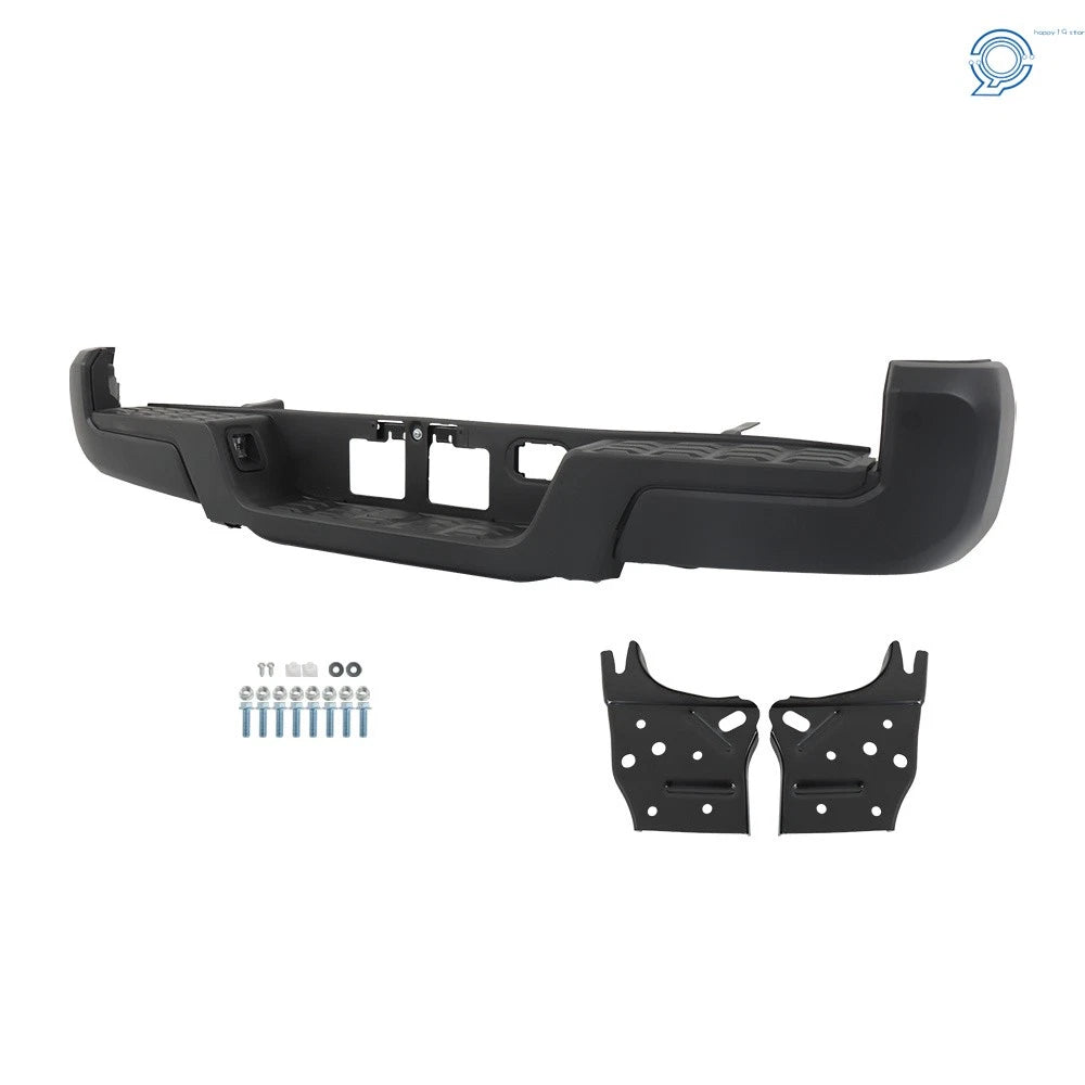 Steel Rear Bumper for Toyota Tacoma (2016–2023) Powdercoated Black
