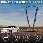 1 Pair Rear Bumper Retainer Bracket No. 71593TR0A02/71598TR0A02 for Honda Civic 