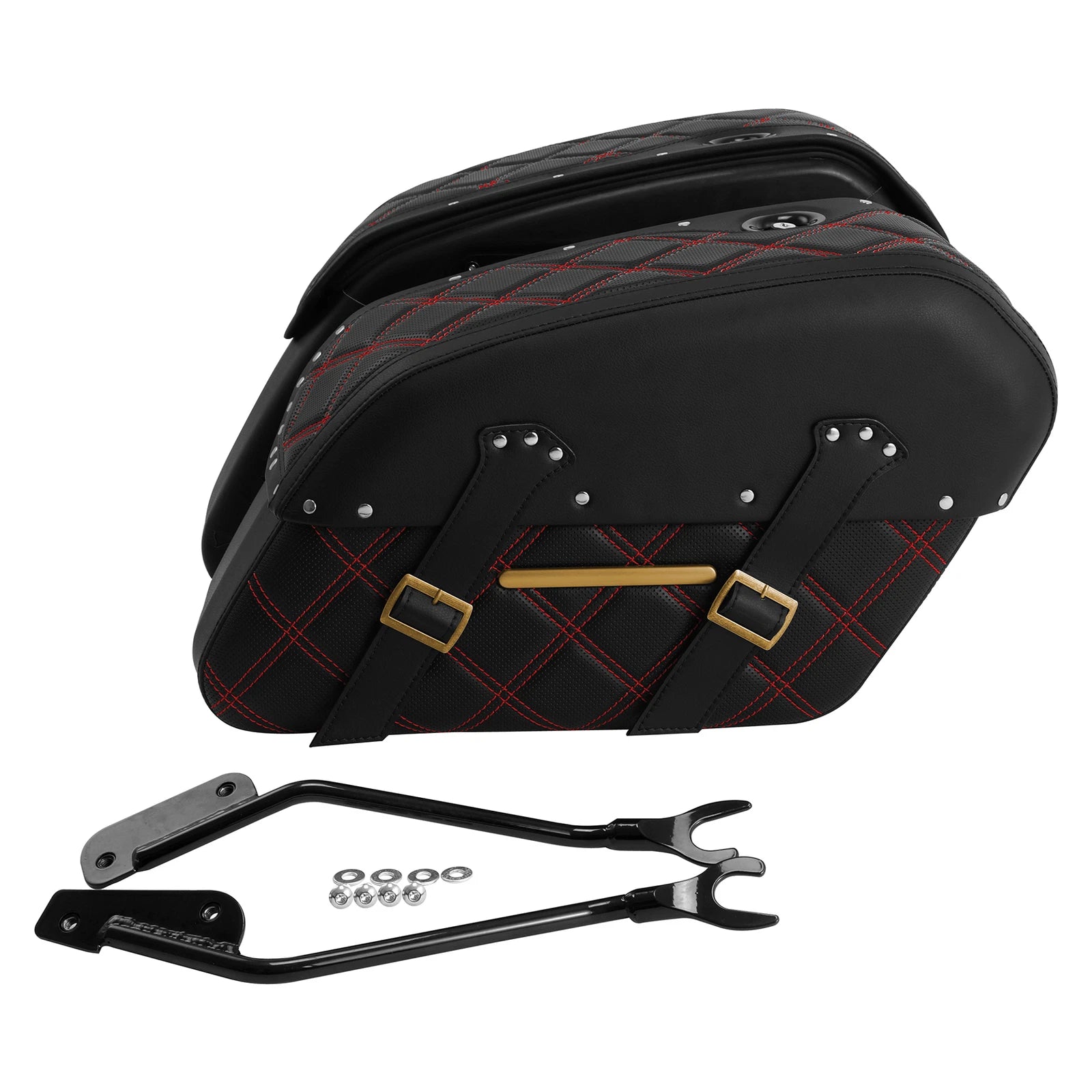 Detachable Saddlebags & Mount Kit for Harley Fat Boy FLFBS (2018–2025)