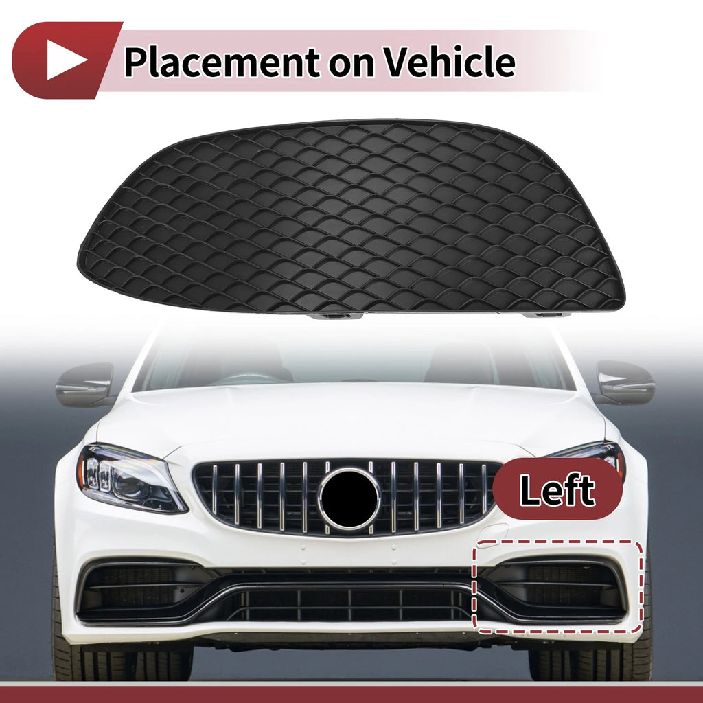 1 Pc Fog Light Grill for Mercedes-Benz C300 (2015–2016) No. 2058850723