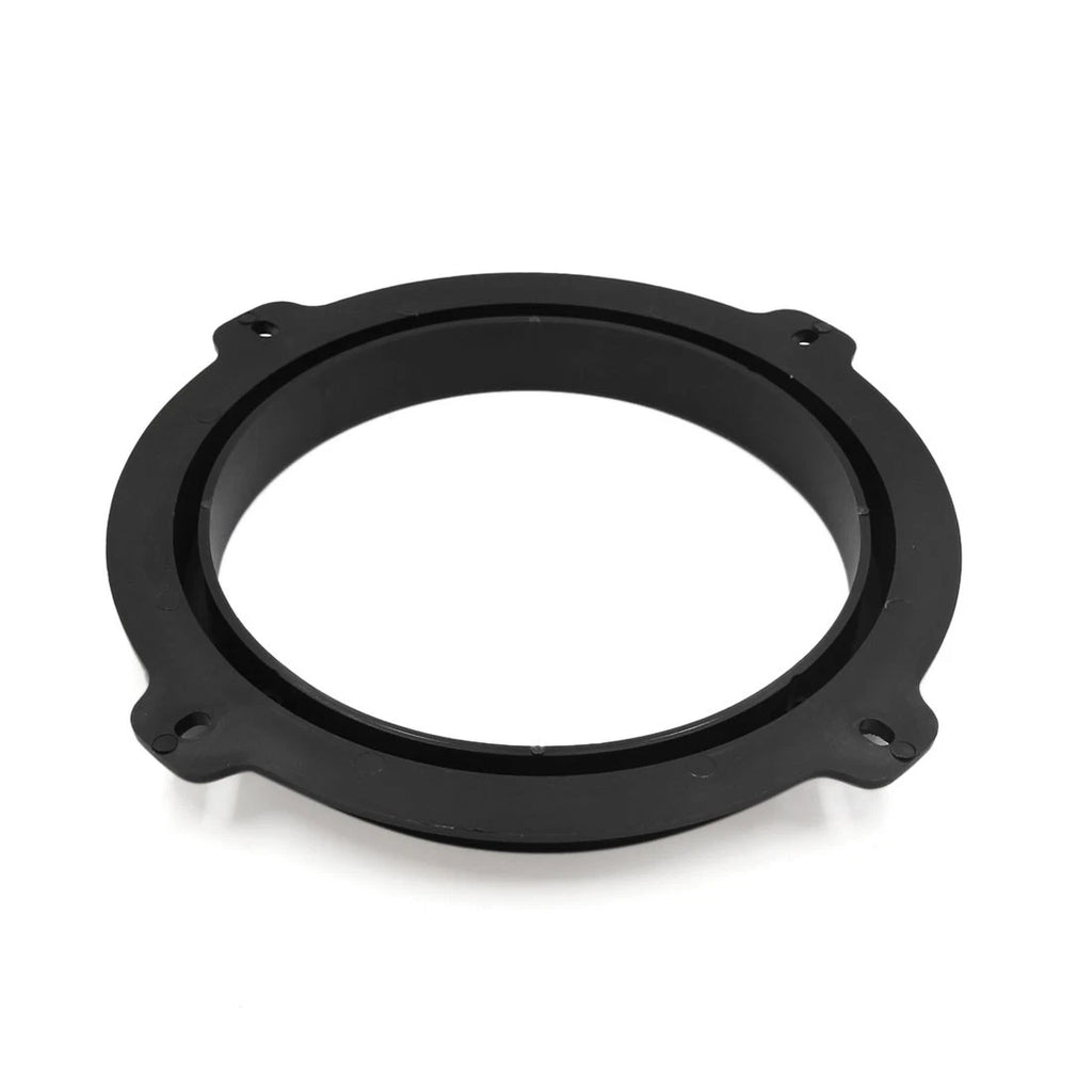 2X Black 6.5" Speaker Mounting Spacer Adaptor Rings for Hyundai IX35 (2012)
