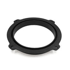 2X Black 6.5" Speaker Mounting Spacer Adaptor Rings for Hyundai IX35 (2012)
