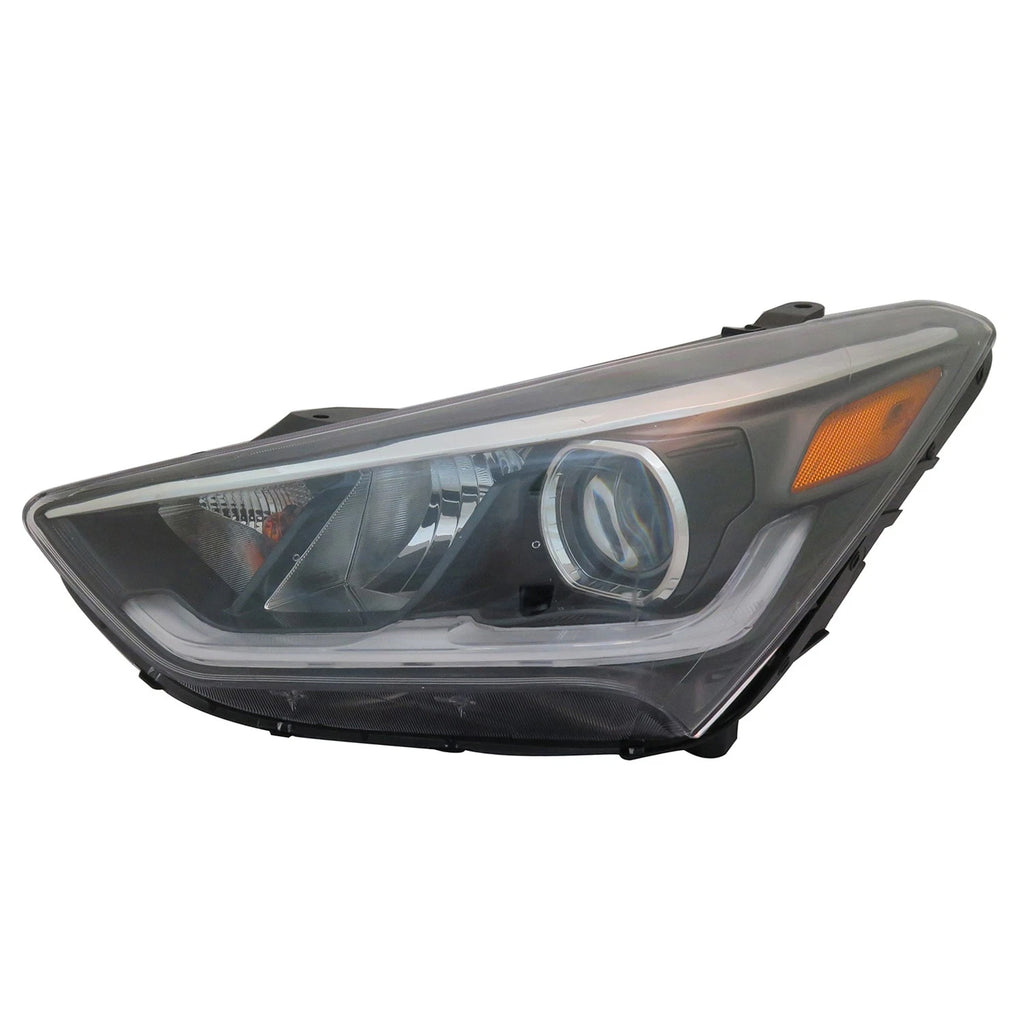 Replacement Driver Side Halogen Headlight Assembly for Hyundai Accent (2012–2017)