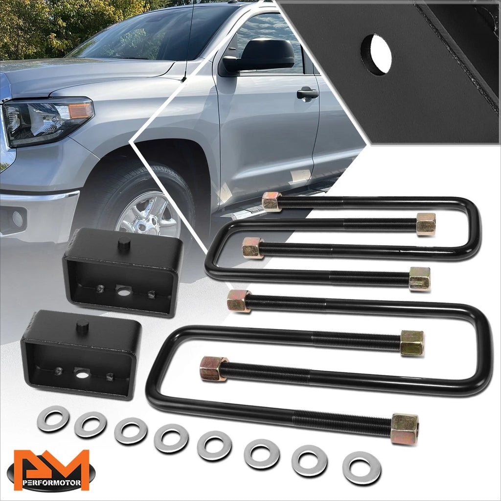 3" Leveling Rear Lift Blocks & U-Bolts Kit for Toyota Tundra (1999–2021)
