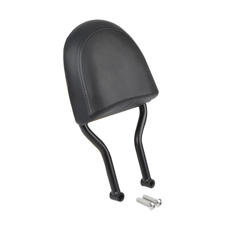 Chrome/Black Sissy Bar Luggage Rack Backrest for Harley Street 500 750 (2015–2020)