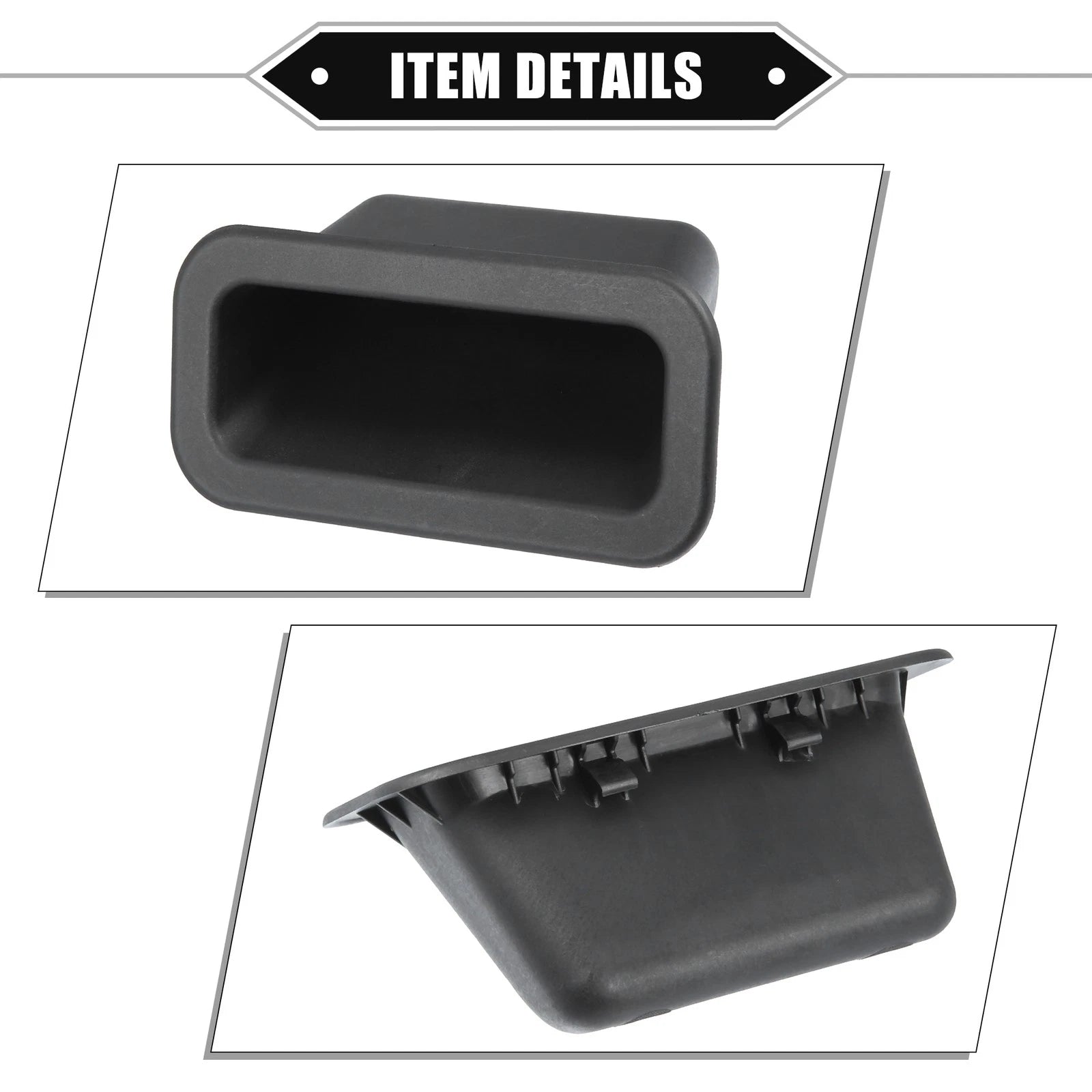 Rear Trunk Lid Handle Cover for Mazda 3 (2004–2018) Black Trim