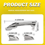 2X Exterior Door Handle for Honda Accord (2008–2012) Chrome