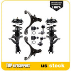 Set of 8 Front Strut Control Arms for Honda Civic (2001–2005)