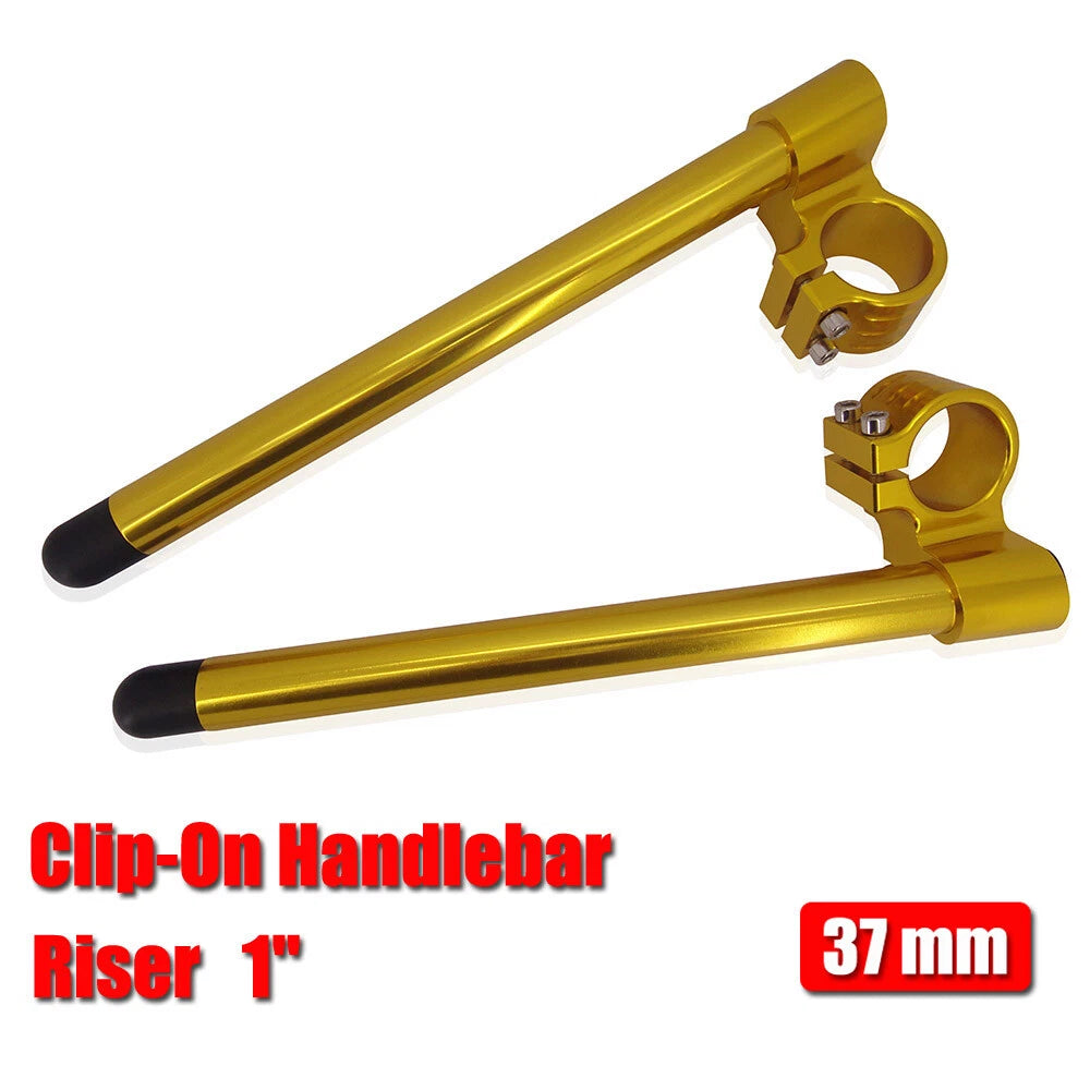 37mm Riser Clip-Ons Handlebars for Suzuki GS500, Honda CBR600F (1987–1990)