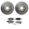 Front Rotors & Bosch QuietCast Ceramic Brake Pads Kit for Audi A4 A5 (2009–2016)