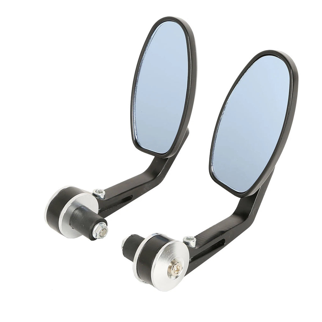 Handle Bar End Rearview Mirrors for Ducati Monster, Honda, Yamaha, Suzuki (Fit)