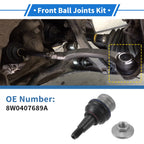 2X Front Lower Ball Joints for Audi A4 (2007–2015) No. 8W0407689A