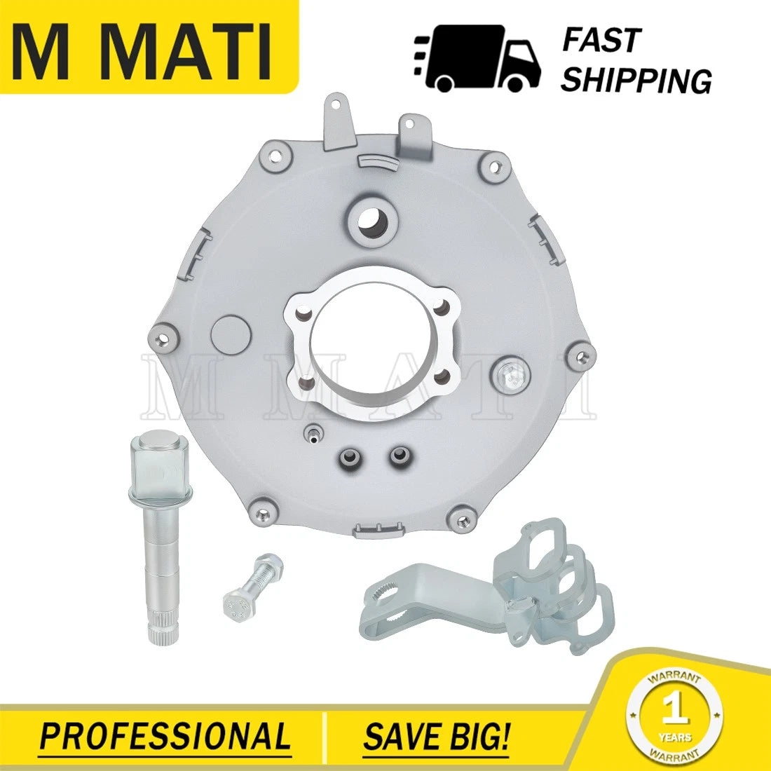 Rear Brake Panel w/ Camshaft Lever Kit for Yamaha Big Bear 250 (2007–2009)