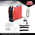 5KW 12V Diesel Air Heater for Vehicles with LCD Display (Fit 4 Hole)