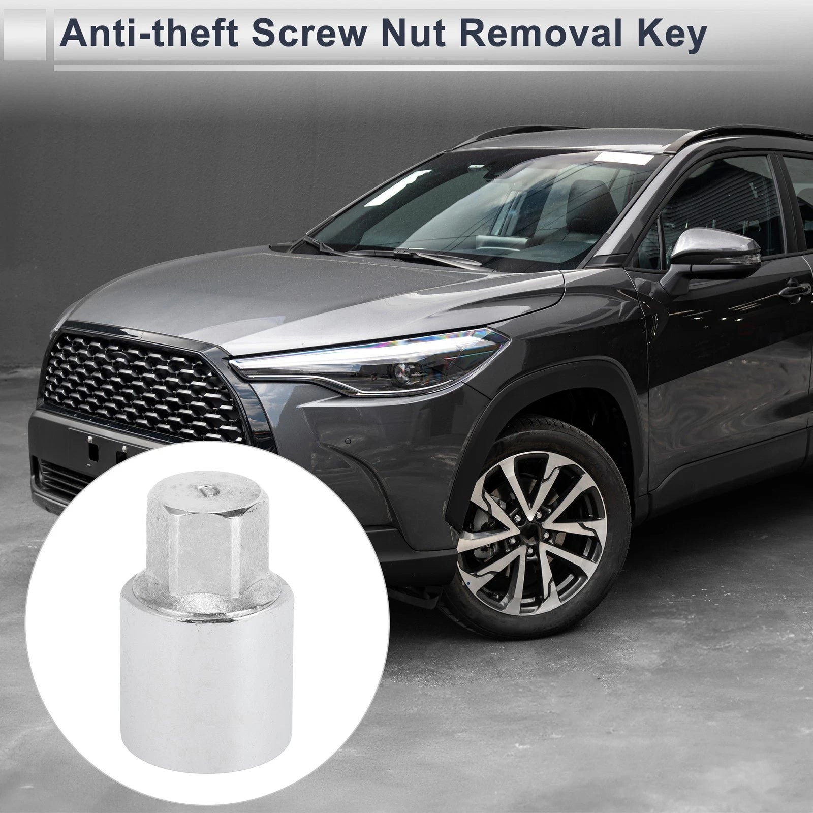Type D Wheel Lock Lugnut Antitheft Key Socket for Toyota 