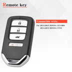 2 Smart Keyless Entry Remote Key Fob for Honda CRV (2014–2016) ACJ932HK1210A