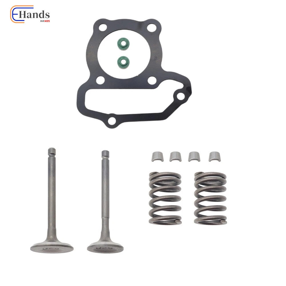 Cylinder Head Intake Exhaust Valve Kit for Yamaha YFM125 (2004–2013)