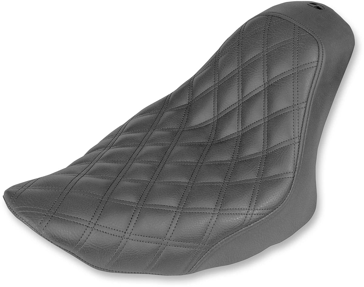 Saddlemen Renegade Solo Seat for FL/FX (2006–2017) - Lattice Stitched - Black