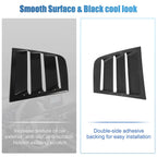 2pcs Rear Window Louvers for Dodge Charger (2011–2021) Air Vent Scoop Shades
