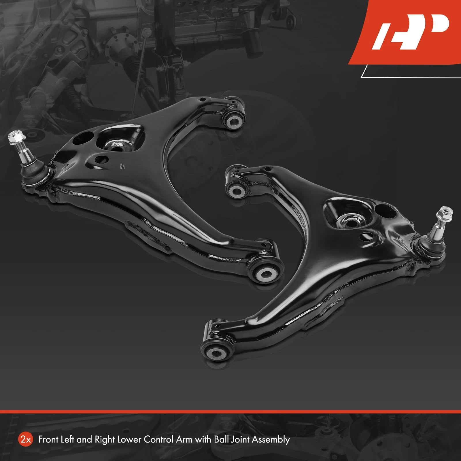 2X Front Lower Control Arm Ball Joint Assembly for Chevy Colorado (2015-2022)