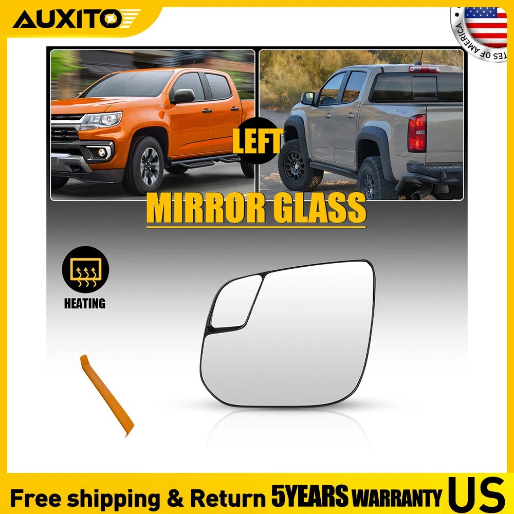 Heated Driver Left Side Mirror Glass for Chevrolet Colorado GMC Canyon (2015–2022)