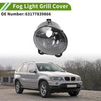 1 Pc Right Fog Light Grill for BMW X5 (1999–2006) No. 63177839866 Clear