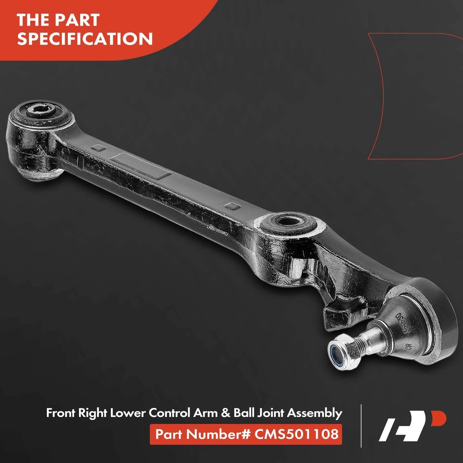 Front Right Lower Control Arm with Ball Joint for Pontiac GTO (2004-2006)