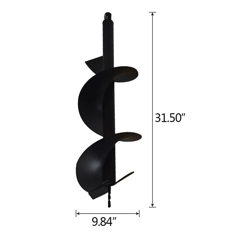 10" Earth Auger Drill Bit for Gas Powered Post Hole Digger (Gas Models)