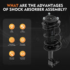 2X Complete Struts Shocks Springs & Mounts for RAV4 (1996–2000)
