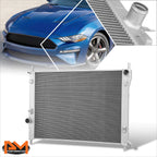 3-Row Aluminum Radiator for Ford Mustang (2015–2023) 2.3T 3.7L 5.0L