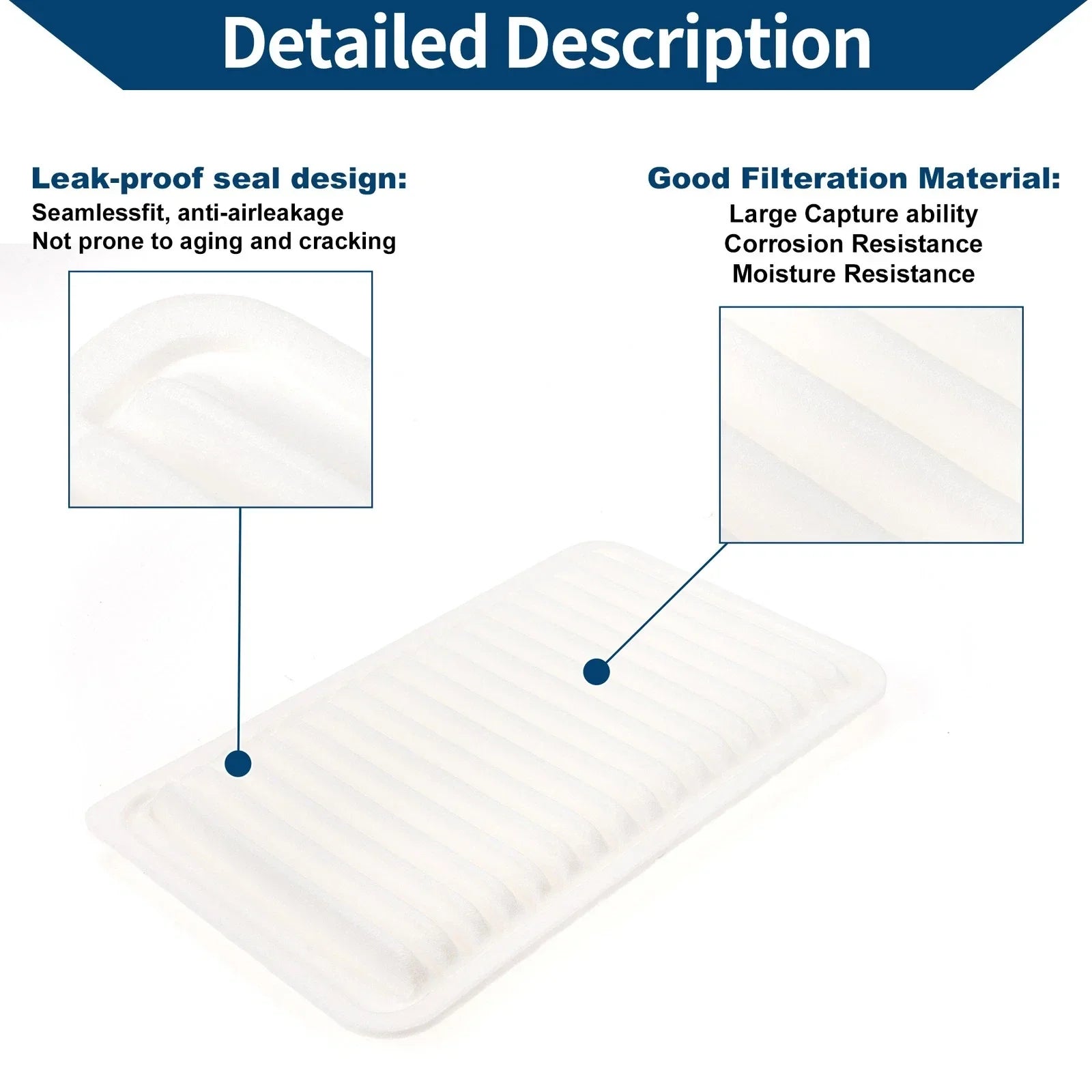 Car Engine Air Filter for Lexus ES330 3.3L (2002-2006) - 2 x Filters