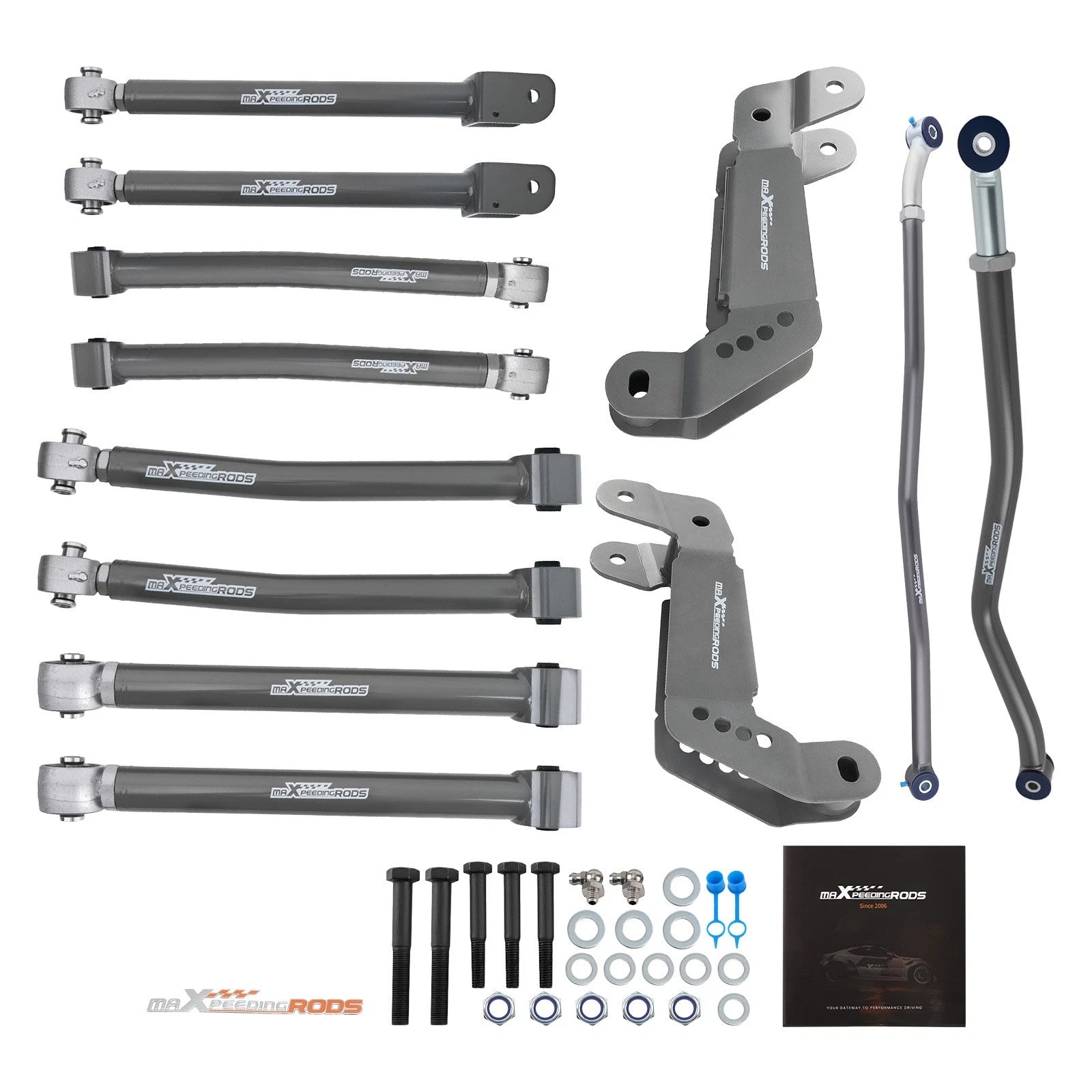 Suspension Upgrade Control Arms Kit with Track Bar for Jeep Wrangler JK (2007–2018)