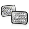 H6054 LED Headlights Chrome for Honda Accord Civic Prelude (1985–1991)