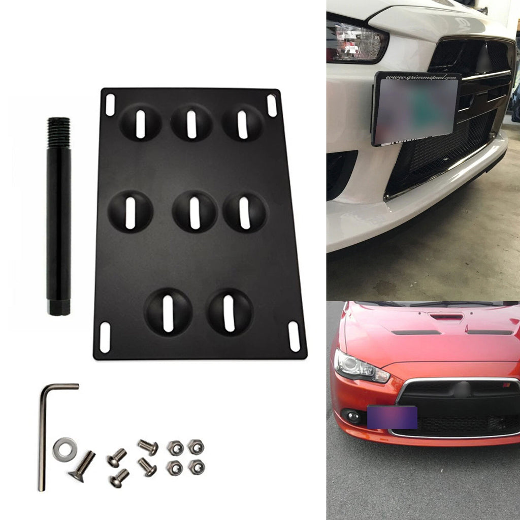 Bumper Tow Hook License Plate Mounting Bracket for Volkswagen Golf GTi MK7 (2015–2020)