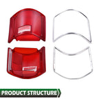 Tail Lights with Chrome Bezel for Chevrolet C10 K10 GMC Sierra (1973–1991)