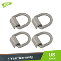 Set of 4 Heavy Duty Weld-On Forged D Rings for Automotive Use