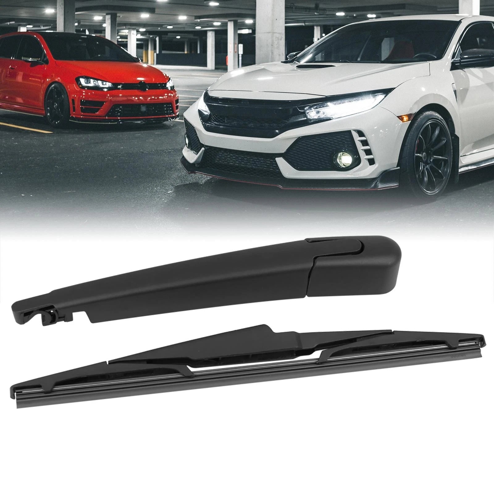 Set of 2 Rear Windshield Wiper Blade Arms for Kia Carens Sorento (2015–2019)