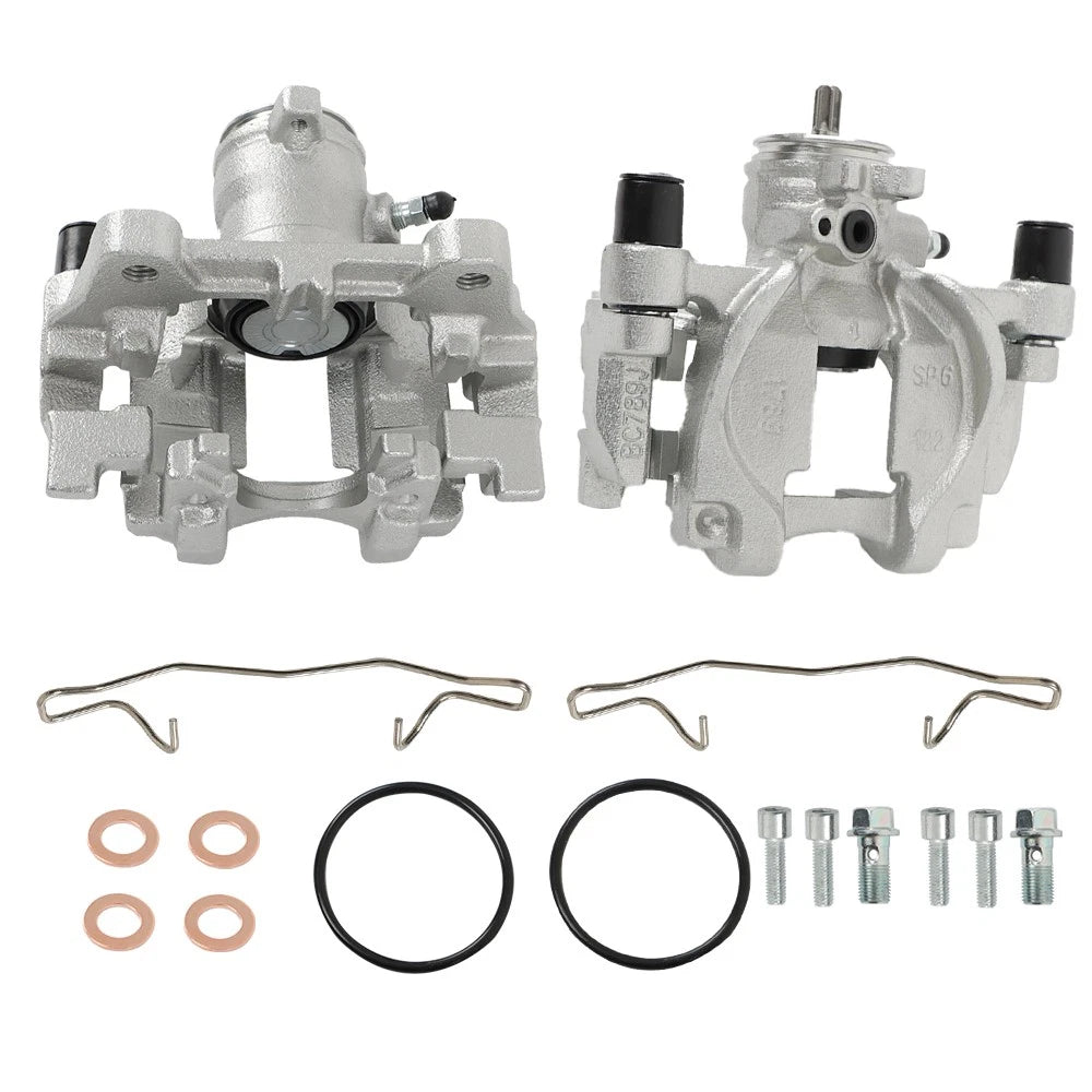 2X Rear Side Brake Caliper with Bracket for Ford Edge Escape (2013–2022)