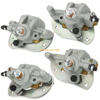 Front & Rear Brake Calipers W/Pads for Yamaha Grizzly 700 YFM700 (2007–2020)