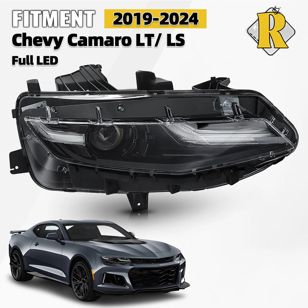 LED Headlight Right Passenger Side for Chevy Camaro LS LT (2019–2024)