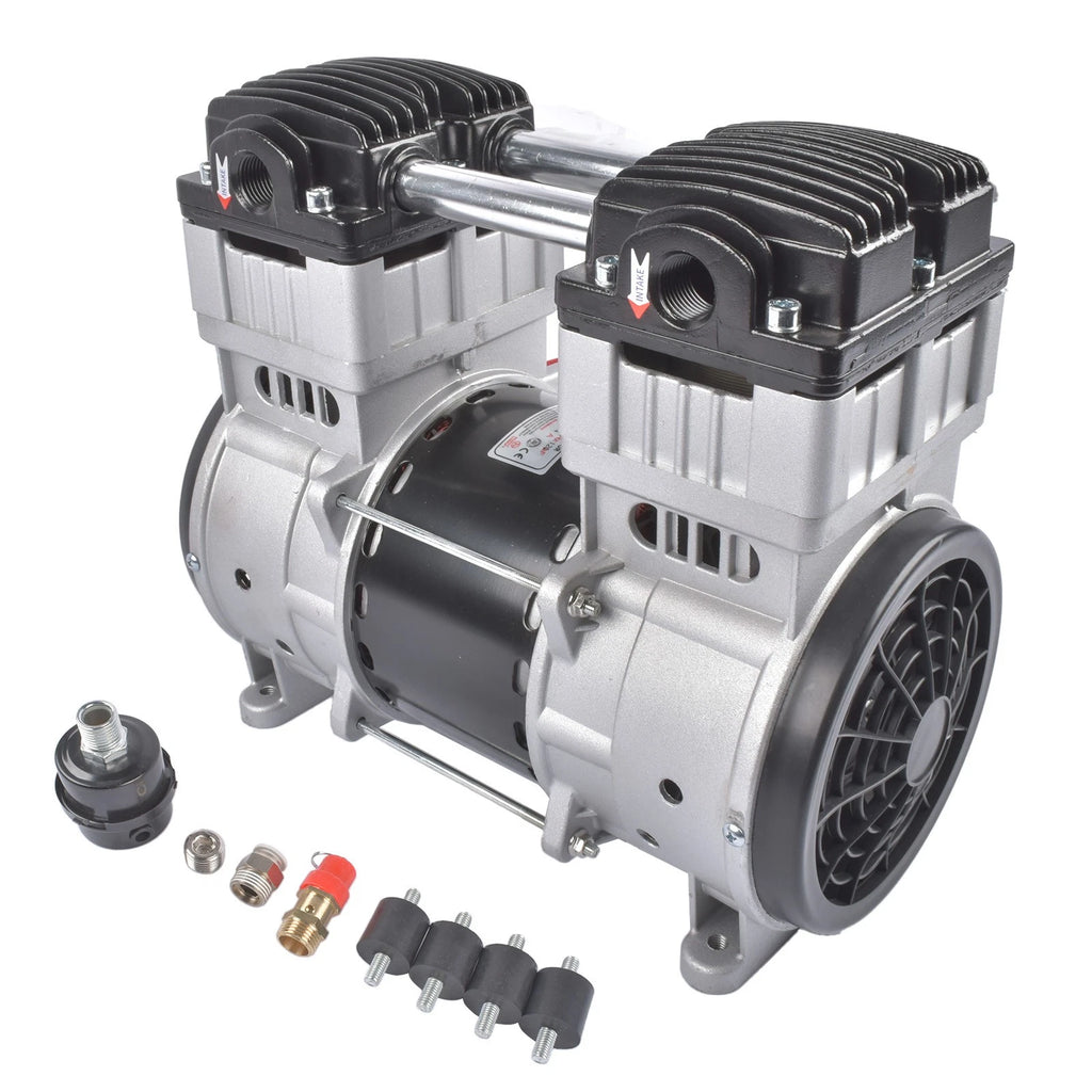 2HP Air Compressor for SP-9421 (24 Gallon, 110V, Oil-Free, Silent)