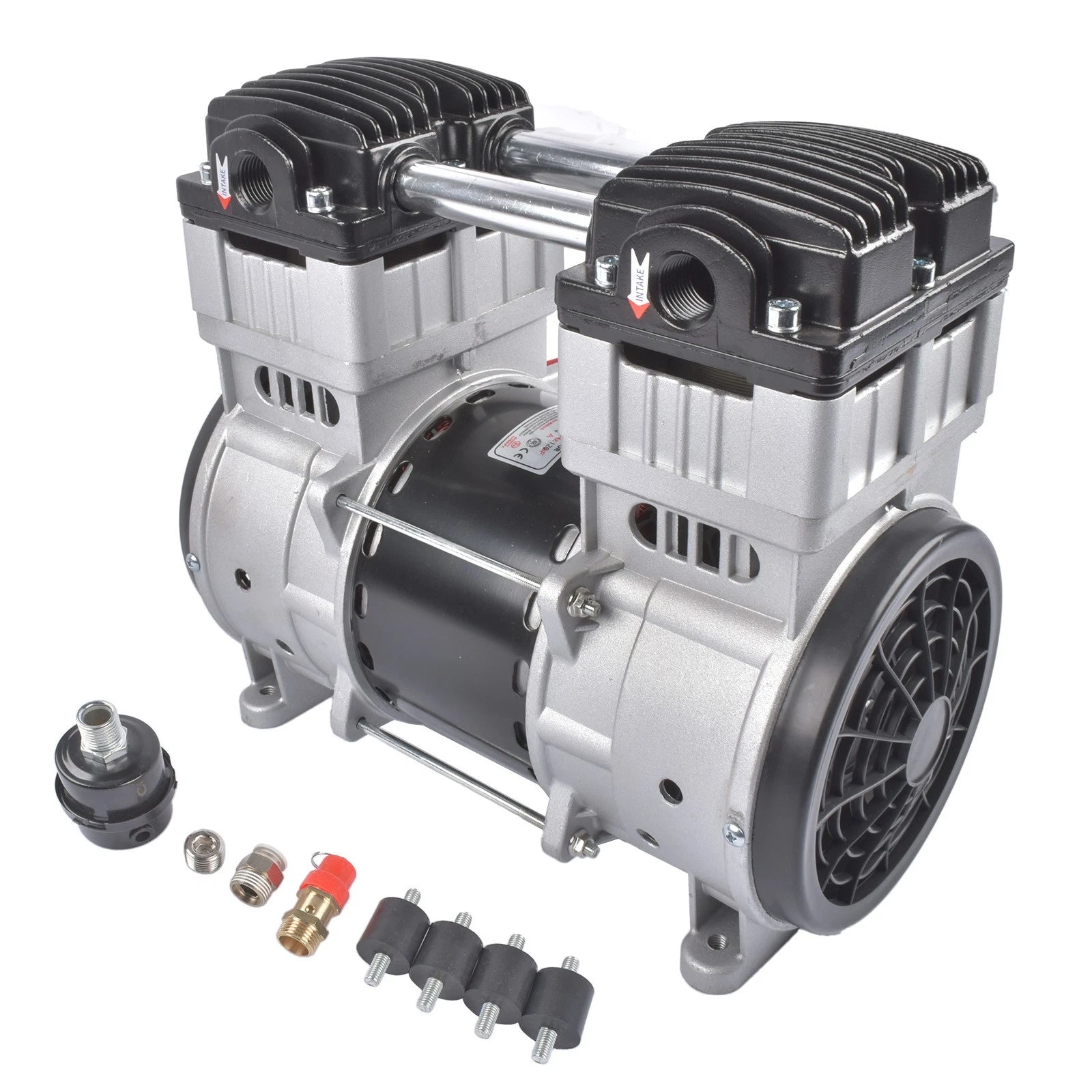2HP Air Compressor for SP-9421 (24 Gallon, 110V, Oil-Free, Silent)