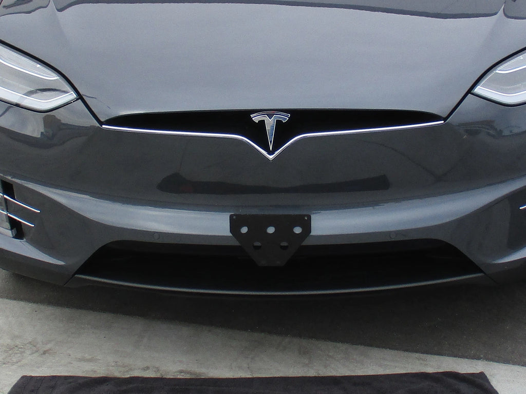 License Plate Bracket with Removable Mount for 2016–2022 Tesla Model X