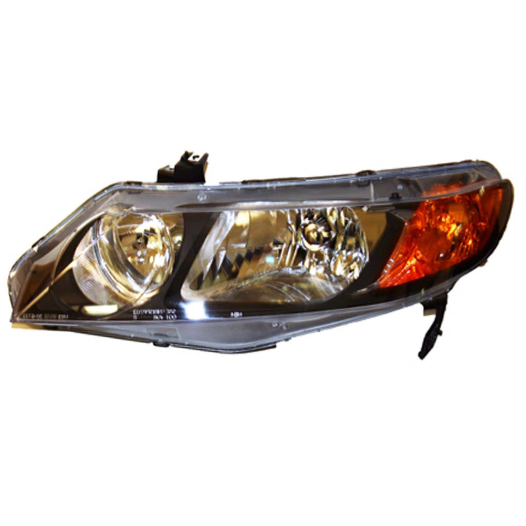 Headlight Lens Housing Replacement Driver Side for Honda Civic (2006–2008)