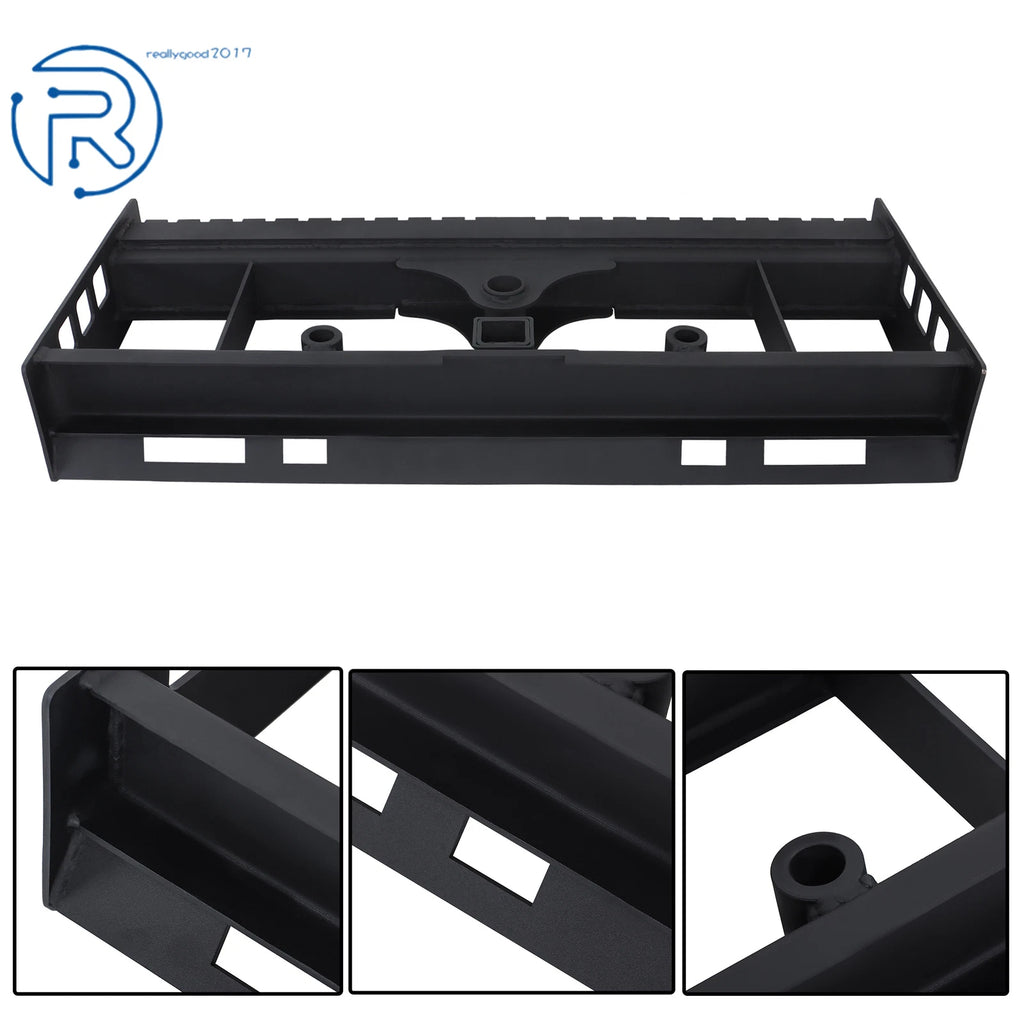 Pallet Fork Frame with Receiver Hitch for Skid Steer (2500LBS)