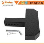 Rear Towing Bumper Guard for Trucks (Fits 2" Receiver, 12" x 4.3")