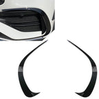 Black ABS Front Bumper Lip Splitter Spoiler for Mercedes C-Class (2022-2023)
